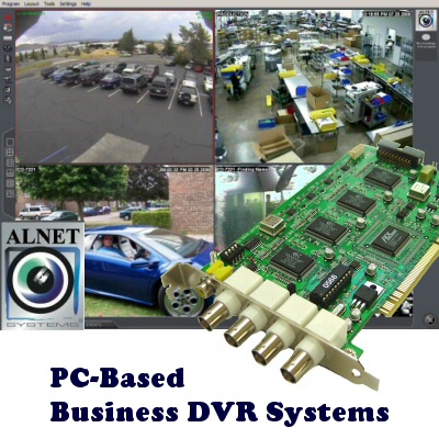Our Alnet PC Based DVR Systems deliver optimum video quality for recording with advanced level features for live view and playback of video.  These systems also have the best features for remote viewing over the internet from a PC, Laptop, iPhone, Android or BlackBerry Phone