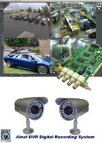 CD-205-LW 2-Camera Sony CCD Wideangle IR Long-Range Night Vision Business CCTV&nbsp;PC-Based Security Camera System