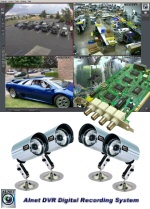CD-405-ES 4-Camera Outdoor IR Alnet PC-Based Business CCTV Security Camera System